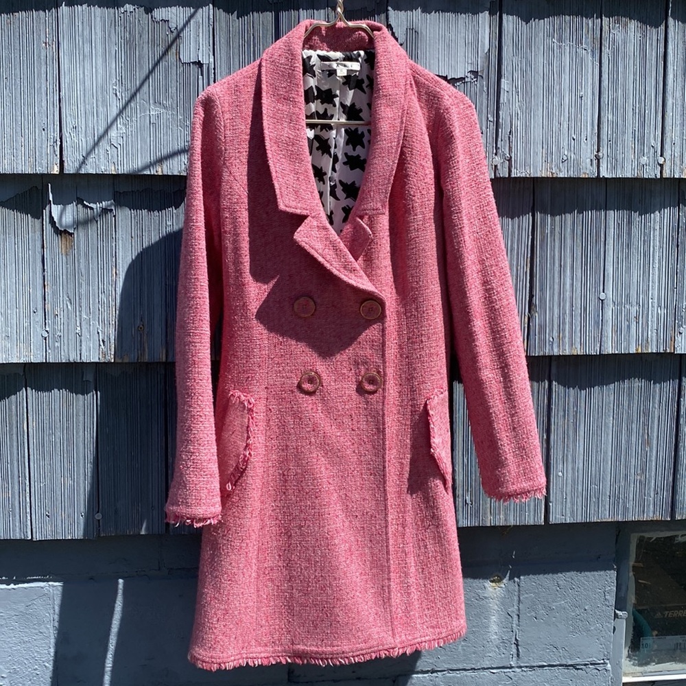Light pea coat super cute!! - Picture 2 of 4